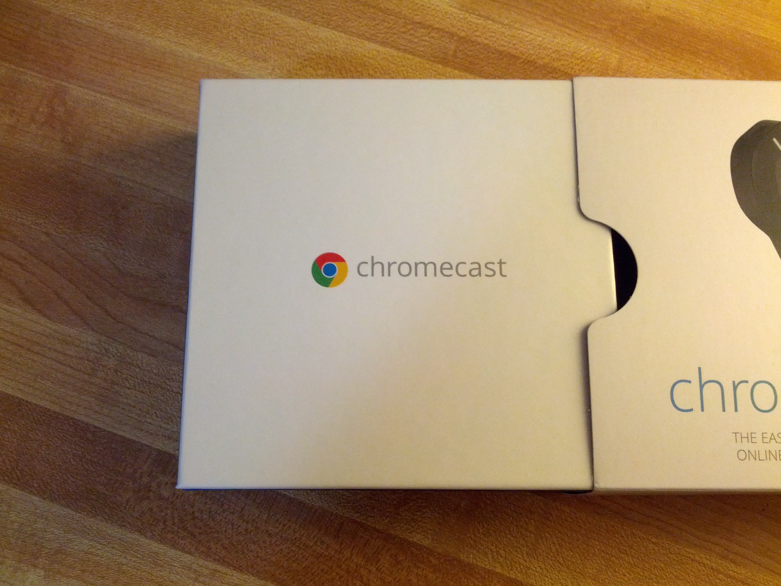 Chromecast Box - Removing the Sleeve